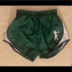 Athletic Shorts w/ Embroidered Archer